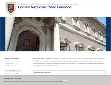 Tablet Screenshot of convittogiannone.gov.it